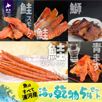 北海道日高産 海鮮乾物5種セット[25-1298]