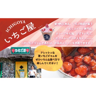 いちご問屋が本気で作った『いちごジャム』120ml×2瓶[55-1391]