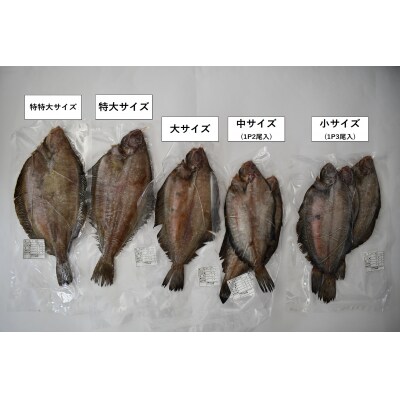 漁協の地魚一夜干し ナメタカレイ 特特大サイズ(3尾入)[02-1247]