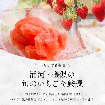 レストラン綺羅々亭特製「いちごのシャーベット」12個セット[59-1484]