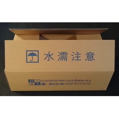 日高産 船上活〆時鮭(ときしらず)甘塩仕立て 約3.0kg～3.5kg(4分割)[01-1632]