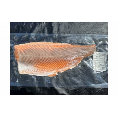 海産問屋カネニ　船上活〆天然冷凍サクラマス(半身2枚　計1kg)(D0008)