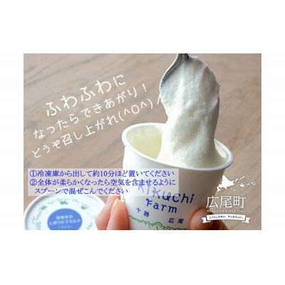 放牧牛のしぼりたてミルクアイス広尾12個セット(ミルク&十勝の塩)(AB0011)