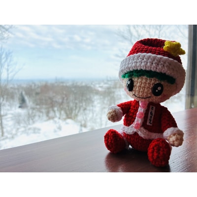 さーたちゃんの編みぐるみ【広尾町　イメージキャラクター　あみぐるみ　人形】(0118)