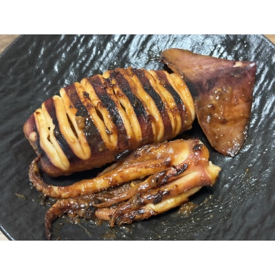 イカ味噌バター醤油焼(切り200g×3)【冷凍　マイカ　いか　いか焼き　イカ焼き】(AM0017)