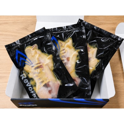 イカ味噌バター醤油焼(切り200g×3)【冷凍　マイカ　いか　いか焼き　イカ焼き】(AM0017)