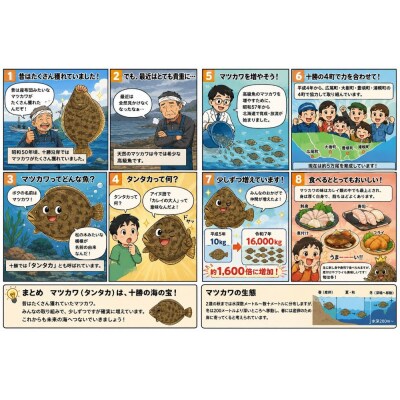 【幻の魚】マツカワの昆布締め　300g(0137)