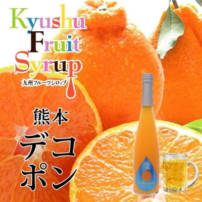 九州を飲む! 九州果実 シロップ デコポン 500ml 1本 【福田農場】