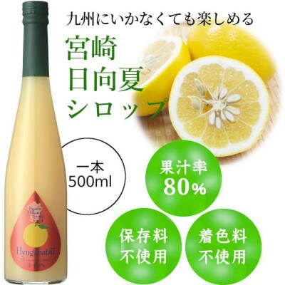 九州を飲む! 九州果実 シロップ 日向夏 500ml 1本 【福田農場】
