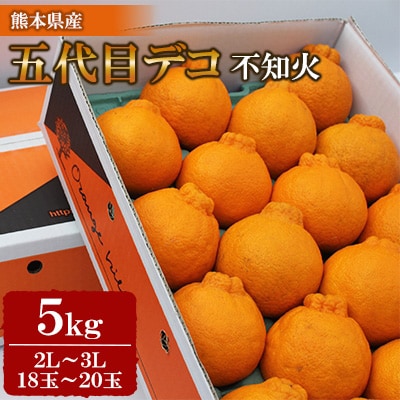 【先行受付】五代目デコ5kg (18玉～20玉)【令和8年2月下旬より順次発送】