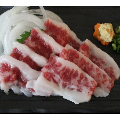 霜降り馬刺しスライス200g(水俣市)