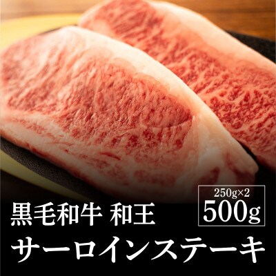 熊本県産 黒毛和牛 和王 サーロインステーキ 500g(水俣市)