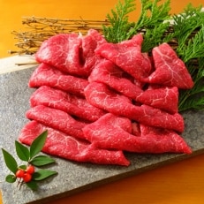 あか牛モモしゃぶしゃぶ用 400g 煎り酒付き(水俣市)
