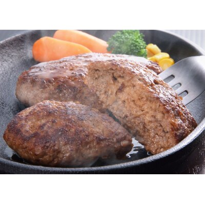 くまモンあか牛ハンバーグセット(あか牛ハンバーグ120g×6個 あか牛のたれ200ml)(水俣市)