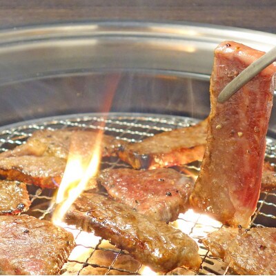 あか牛カルビ焼肉セット(あか牛バラカルビ400g あか牛のたれ200ml付き)(水俣市)