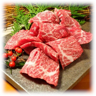 あか牛カルビ焼肉用800g(あか牛バラカルビ400g×2)(水俣市)