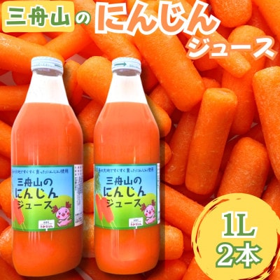 君津三舟山にんじんジュース 　1L × 2本