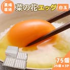 菜の花エッグ 白玉 75個 (25個入り×3パック)