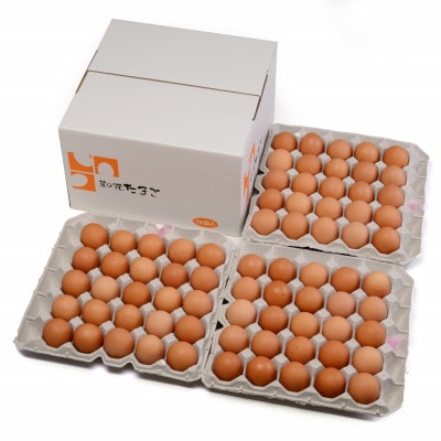 【お礼品名変更希望】【毎月定期便】菜の花エッグ 赤玉 75個 (25個入り×3パック) 全3回