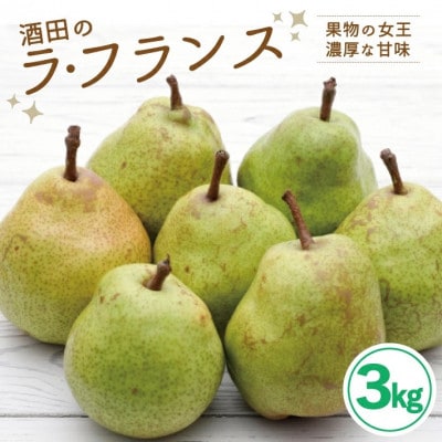 酒田のラ・フランス　約3kg