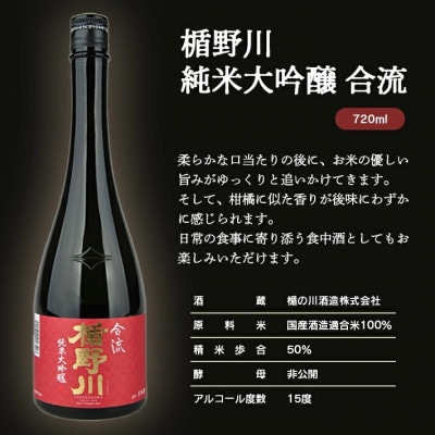 酒田の酒屋厳選 【山形県内限定流通品】　楯野川 純米大吟醸 合流　720ml×1本