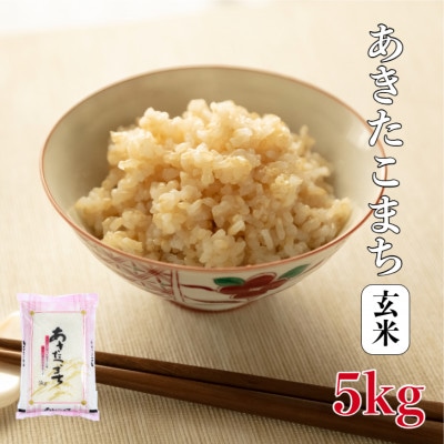 あきたこまち　玄米　5kg
