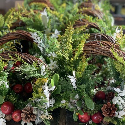 【2024年クリスマス】自然の香りのクリスマスリース「NOEL」