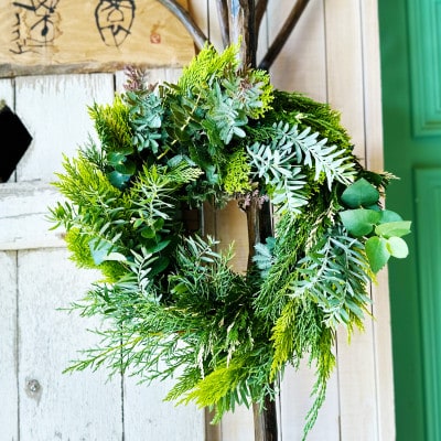 ナチュラルリース「森林浴」～森の香りを暮らしに、自然を束ねた手作りナチュラルリース～