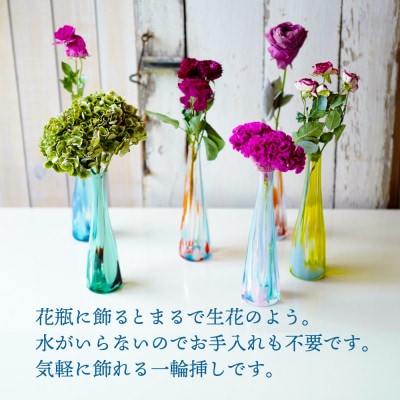 【毎月定期便】水のいらない花 ゼロフラワー定期便「花いちりん」全12回