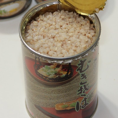 【酒田の郷土料理】むきそば・たれ(大)4缶箱入りセット　そばの実100%