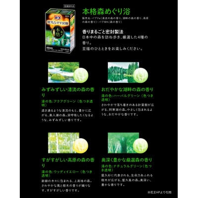 花王のバブ　本格めぐり浴セット　3種×各2箱　計6箱