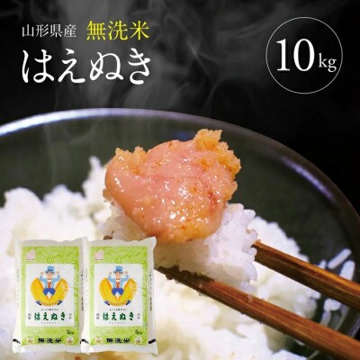 【令和7年産】無洗米 はえぬき　5kg×2袋