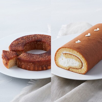 お米のバウムブリュレ お米のロールケーキ(プレーン) 山形県 酒田市 グルテンフリー 米粉 無添加