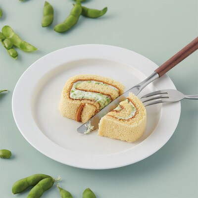 お米のロールケーキ(庄内産だだちゃ豆) 山形県 酒田市 グルテンフリー 米粉 無添加