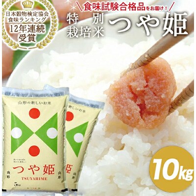 2023年2月発送開始『定期便』つや姫 10kg×12ヶ月連続　全12回