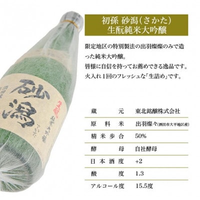 初孫 生もと純米大吟醸 砂潟　720ml×1本