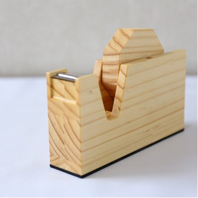 木製テープカッター　パイン材