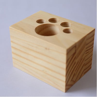 ペン立て2種セット パイン材