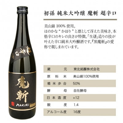 初孫『魔斬』720ml  2種セット