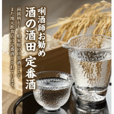 [酒の酒田]定番酒セット　計2本(1800ml×各1本)【初孫 砂潟、上喜元 元】