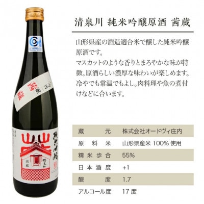 清泉川 純米吟醸原酒 茜蔵　720ml×1本