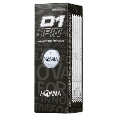 HONMA D1 SPIN　酒田市キャラクタープリント入り　ホワイト　2ダース