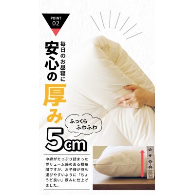 《保育園用・幼稚園用》お昼寝敷布団　中わた(綿100%)※サイズ70cm×150cm