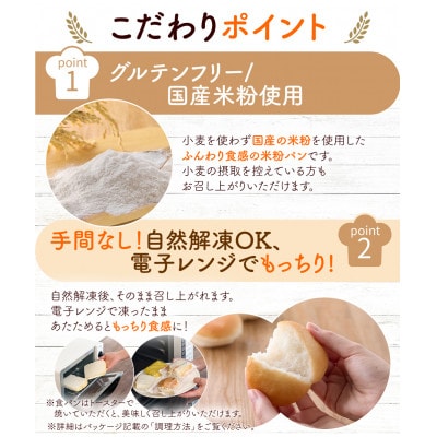 【毎月定期便】みんなの食卓 ふっくら米粉パン 270g×10袋 冷凍 日本ハム全6回