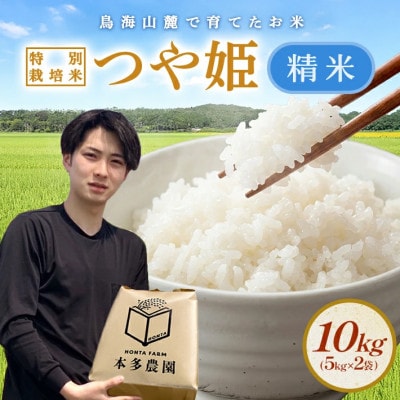 つや姫 精米 10kg(5kg×2袋) 令和8年産米 山形県酒田産