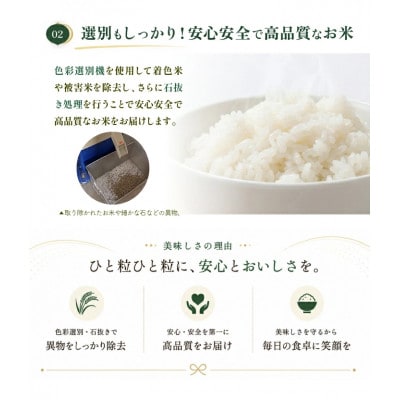 【発送月固定定期便】《先行受付》つや姫 精米 5kg 10月～3月発送全6回
