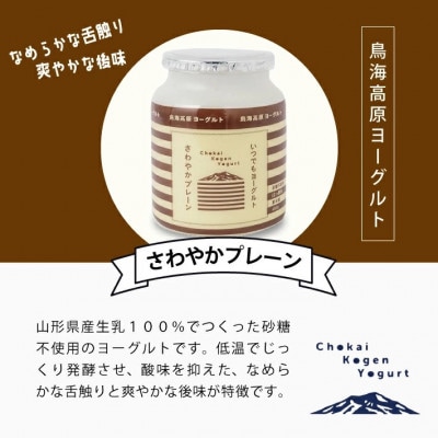 鳥海高原ヨーグルト　さわやかプレーン　400g×5個