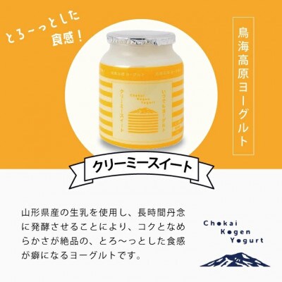 鳥海高原ヨーグルト　クリーミースイート　400g×5個