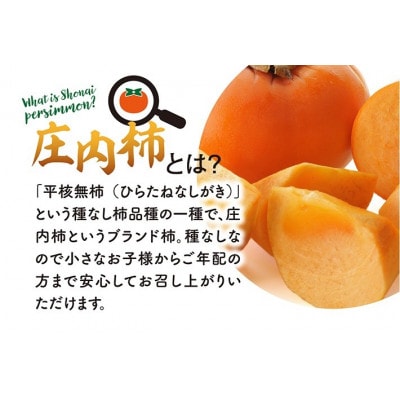 庄内柿　約4kg(22～32玉入)