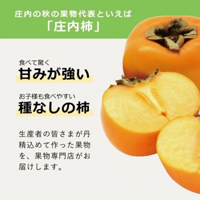 【先行予約】庄内柿 約5kg 25～31玉